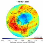 Diminution record d'ozone au Pôle Nord