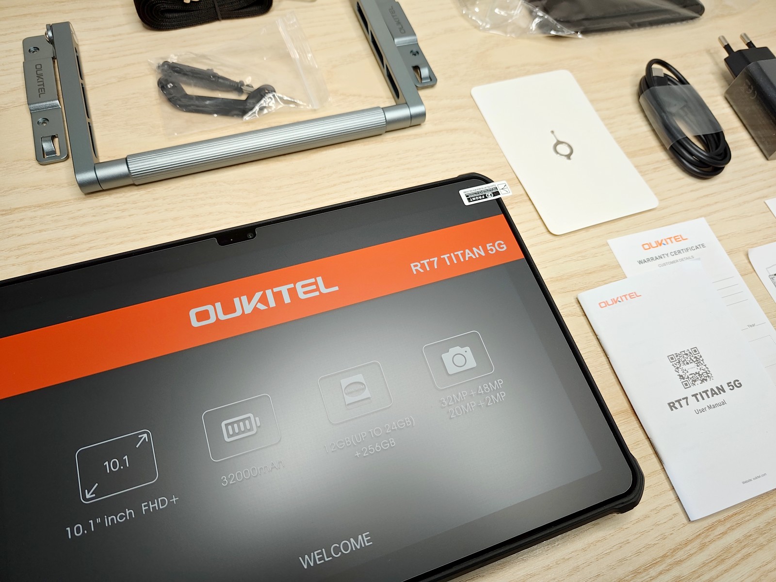 Oukitel RT7 Titan: Une tablette Android 5G avec une énorme batterie de  32.000 mAh!